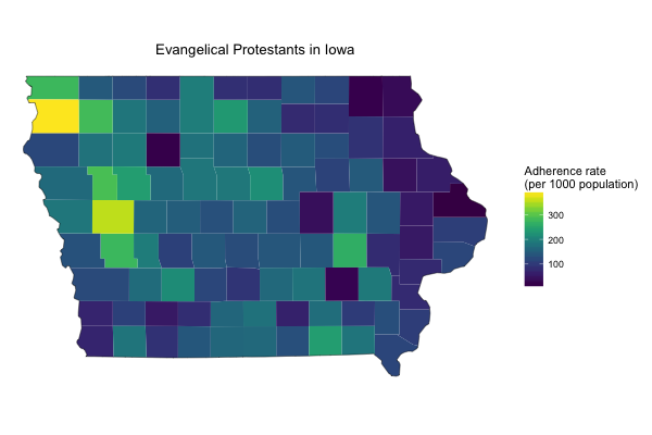 Evangelicals in Iowa